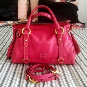 Dooney & Bourke Fuschia Florentine Small Satchel